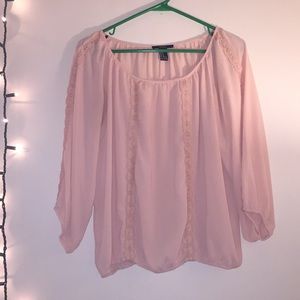 Light pink blouse